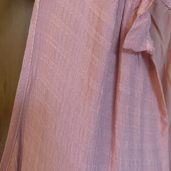 Light Pink Sleeveless Tiered Maxi Dress - Picture 6 of 7